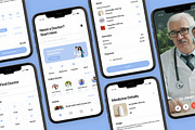 Healthify - Online Doctor App UI, an App Template by trabaskriya (Thumbnail 4 of 5)