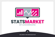 Stats Market Logo Template, a Branding & Logo Template by LOGOMAGINE (Thumbnail 11 of 13)