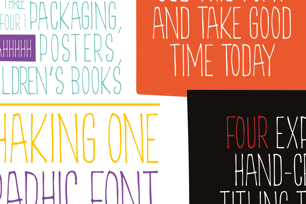 Shaking package, a Handwritten Font by La Boite Graphique (Photo 5 of 9)