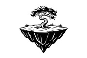 50 Floating Island Bonsai Vector Bun, an Illustration by Designs_River (Thumbnail 34 of 51)
