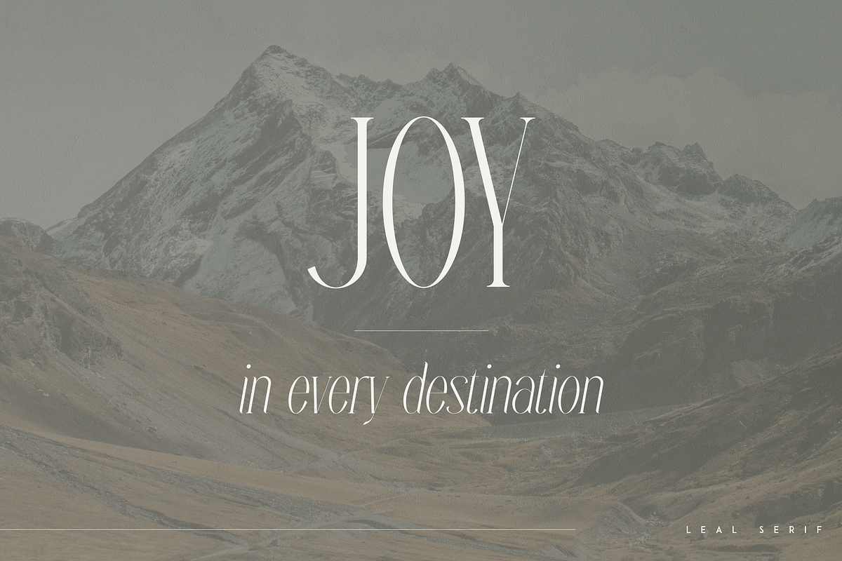 Leal typeface - regular & italic, a Serif Font by Only Fonts (Photo 2 of 10)