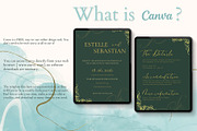 Canva *Elegant* Wedding Invitation, an Invitation Template by ElladesignCo (Thumbnail 5 of 5)