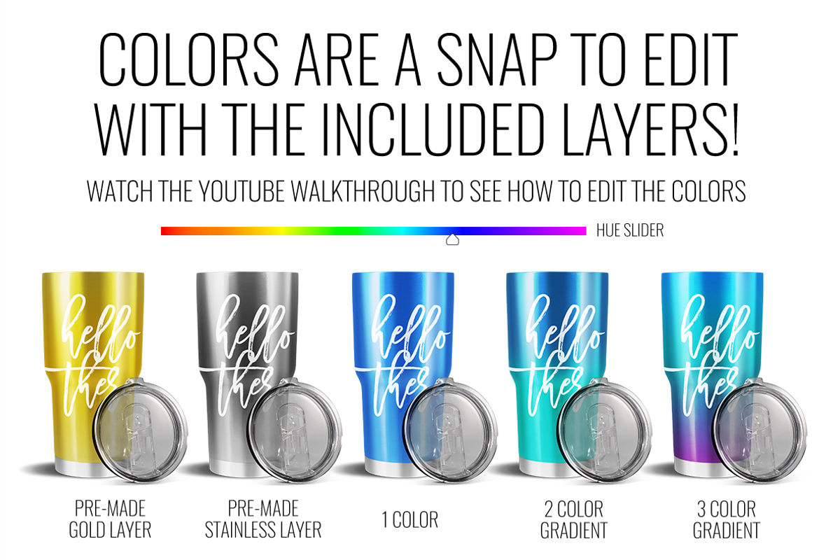 30oz Stainless Steel Tumbler Mockup, a Cups & Container Mockup by SarahDesign (Photo 2 of 7)