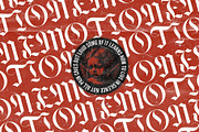 Locinse | Modern Blackletter Display, a Blackletter Font by Ermedia Studio (Thumbnail 10 of 10)
