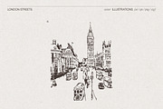 London Street Scene Sketches, a Work Illustration by TheMountBirdStudio (Thumbnail 5 of 6)