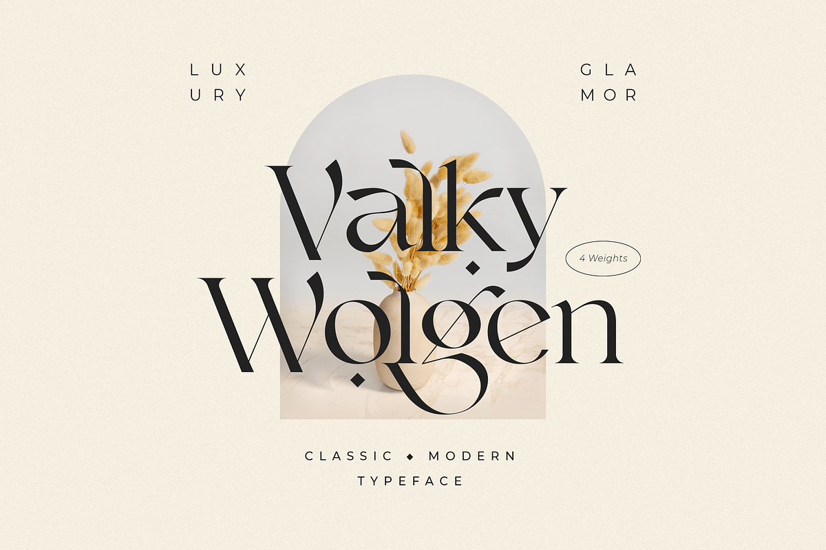 Valky Classic Modern Typeface, a Serif Font by Kaligra.co (Photo 1 of 30)
