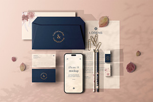 Gold Foil Branding Mockup Kit