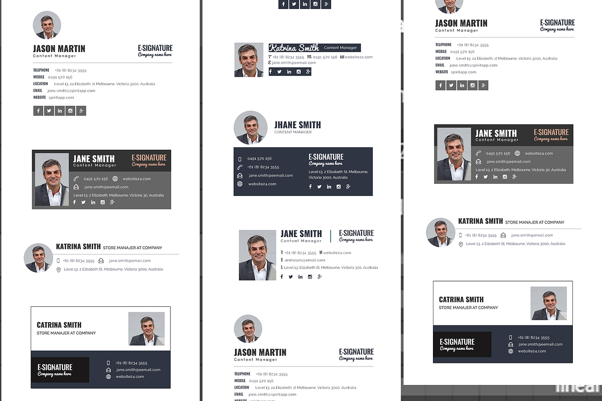 R35 HTML Responsive E-Signature, an Email Template by QuickArtisan (Photo 5 of 27)