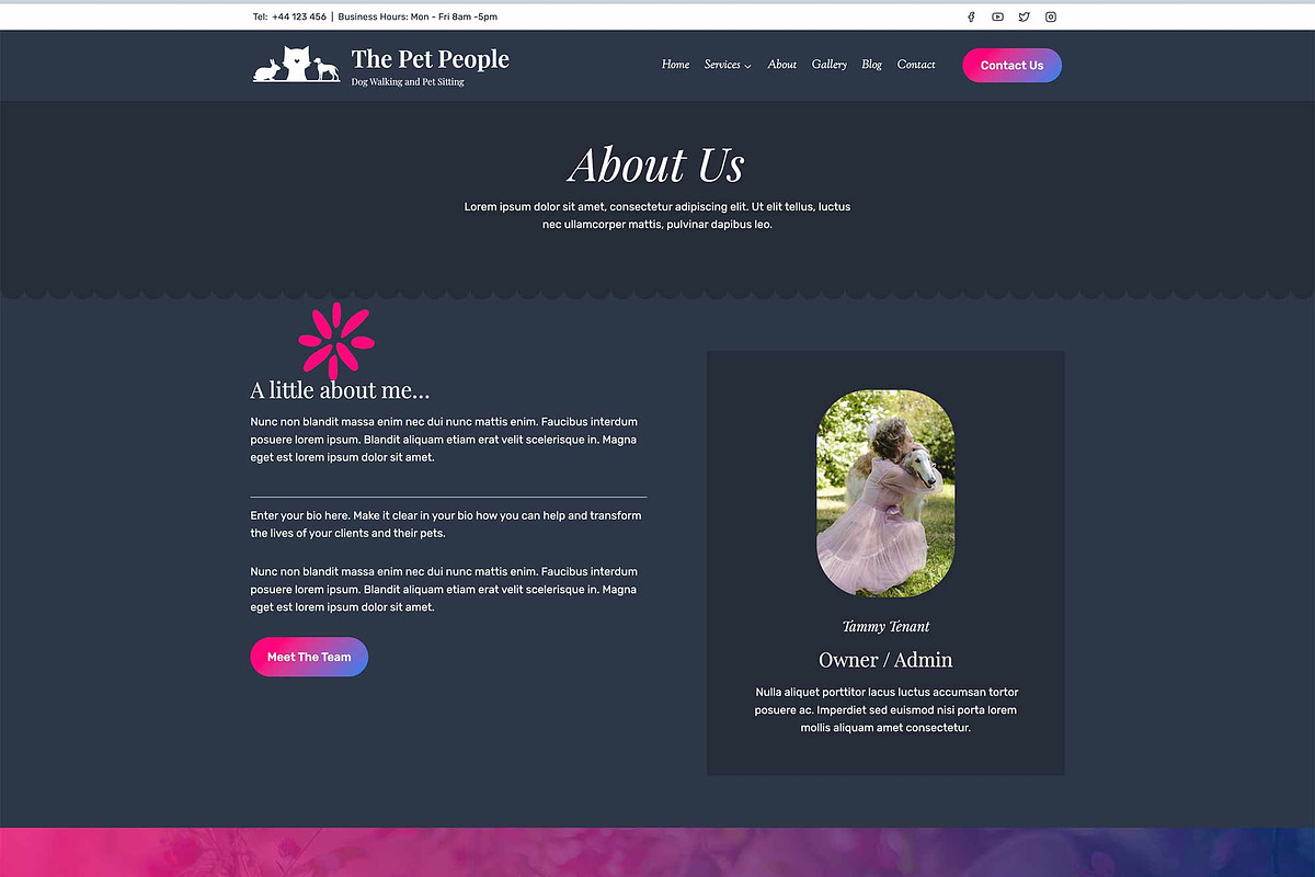 Pet People - Wordpress Kadence Theme, a WordPress Template by StylishDesignMe (Photo 6 of 10)