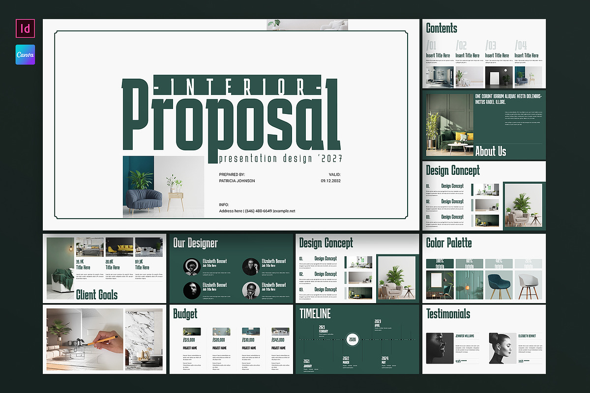 Interior Proposal Presentation, a Presentation Template by E-Type (Photo 1 of 5)