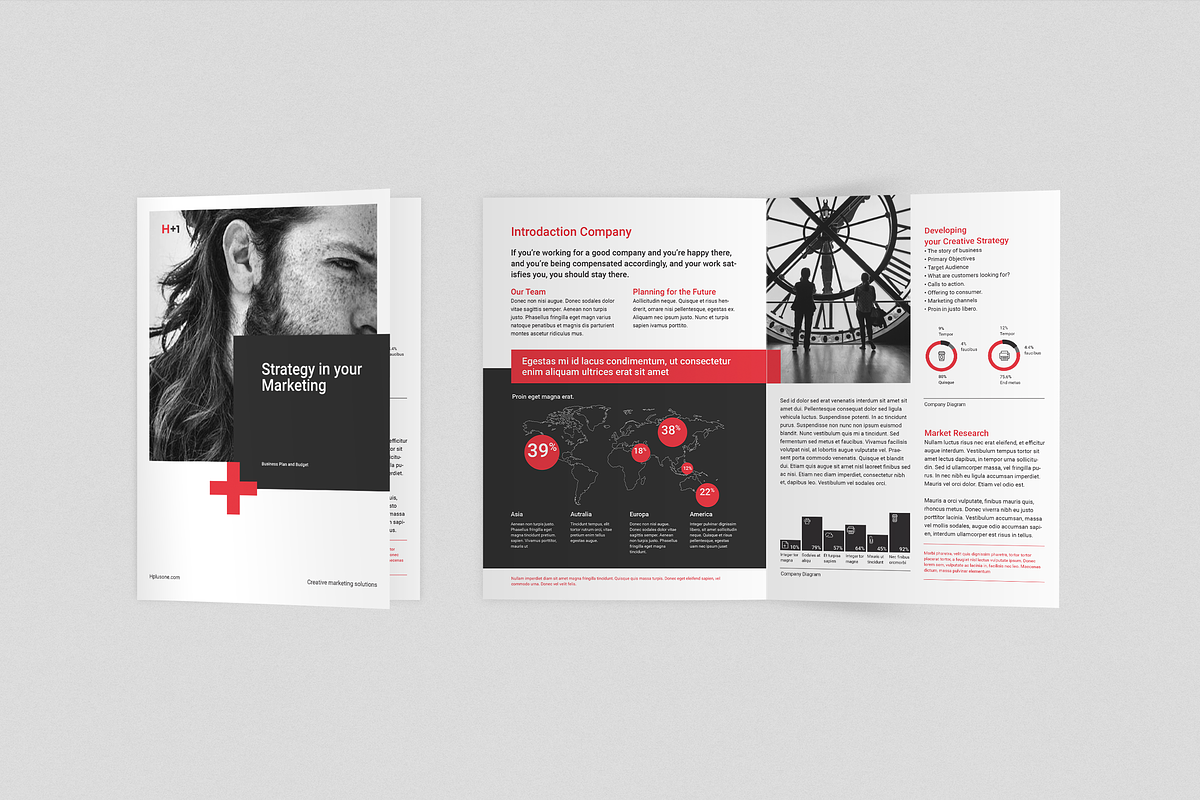 Business Bifold Brochure, a Brochure Template by BOXKAYU (Photo 3 of 6)