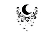 Moon Hanging Silhouette Bundle, an Illustration by Gaye Art (Thumbnail 22 of 31)