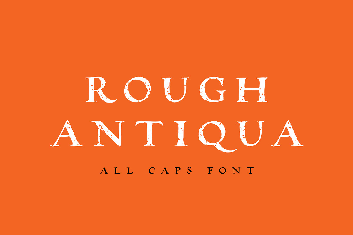 Distressed Serif Rough Antiqua