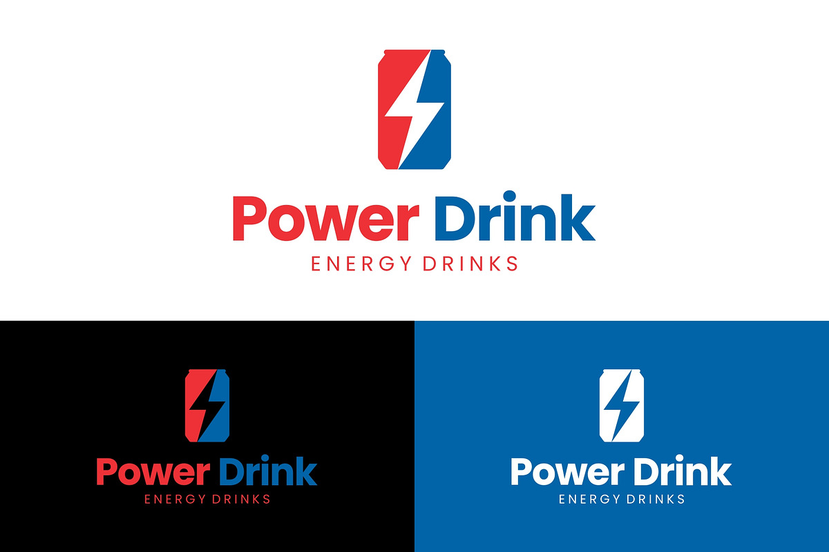 Energy Drink Water Canned Logo, a Branding & Logo Template by ika trisiana (Photo 1 of 2)