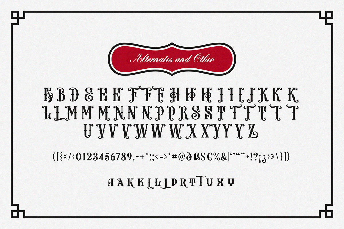 Nostalgia Vintage Font, a Serif Font by Harry Kasyanov (Photo 3 of 16)