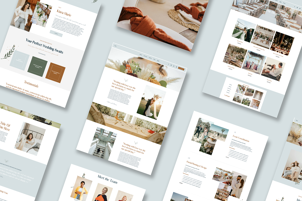 Wedding & Event Planner Website, a Squarespace Template by Wynn Solutions (Photo 2 of 4)