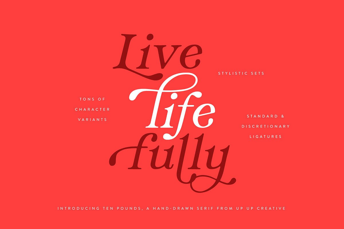 Ten Pounds Font Free Downloadv - UIFreebies