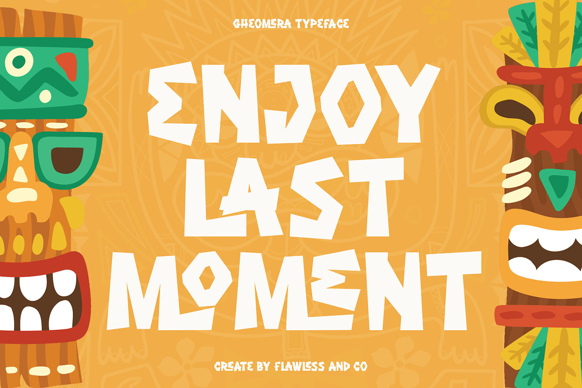 Gheomera - Display Font, a Font by Flawless And Co (Photo 2 of 10)