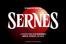 Sernes - Display Font