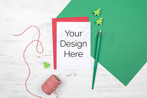 Christmas Card Mockup
