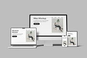 Multi Devices Mockup, a Device Mockup by Bangdastudio (Thumbnail 2 of 6)