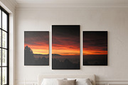 Triptych Wall Art Mockup, a Household Mockup by Pixel Foundry (Thumbnail 2 of 6)