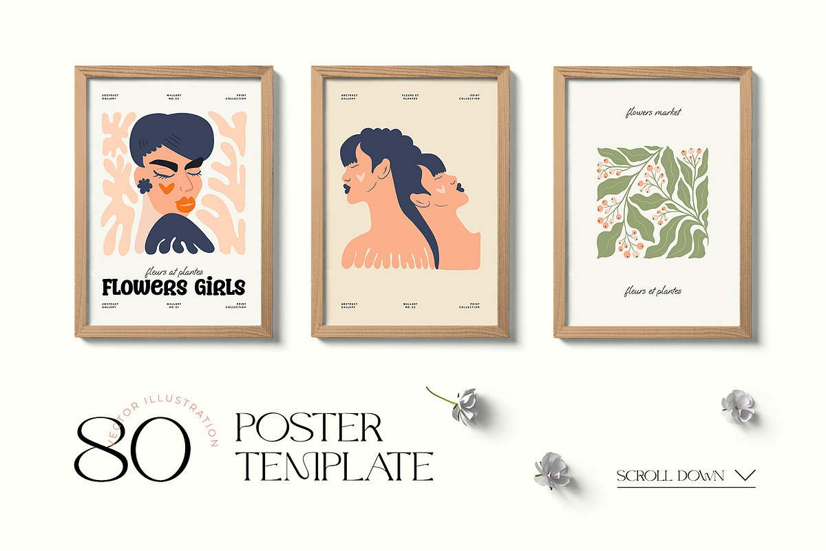 Flowers Girls | Wall Art Creator, an Object Graphic by Leleka.Store (Photo 4 of 15)