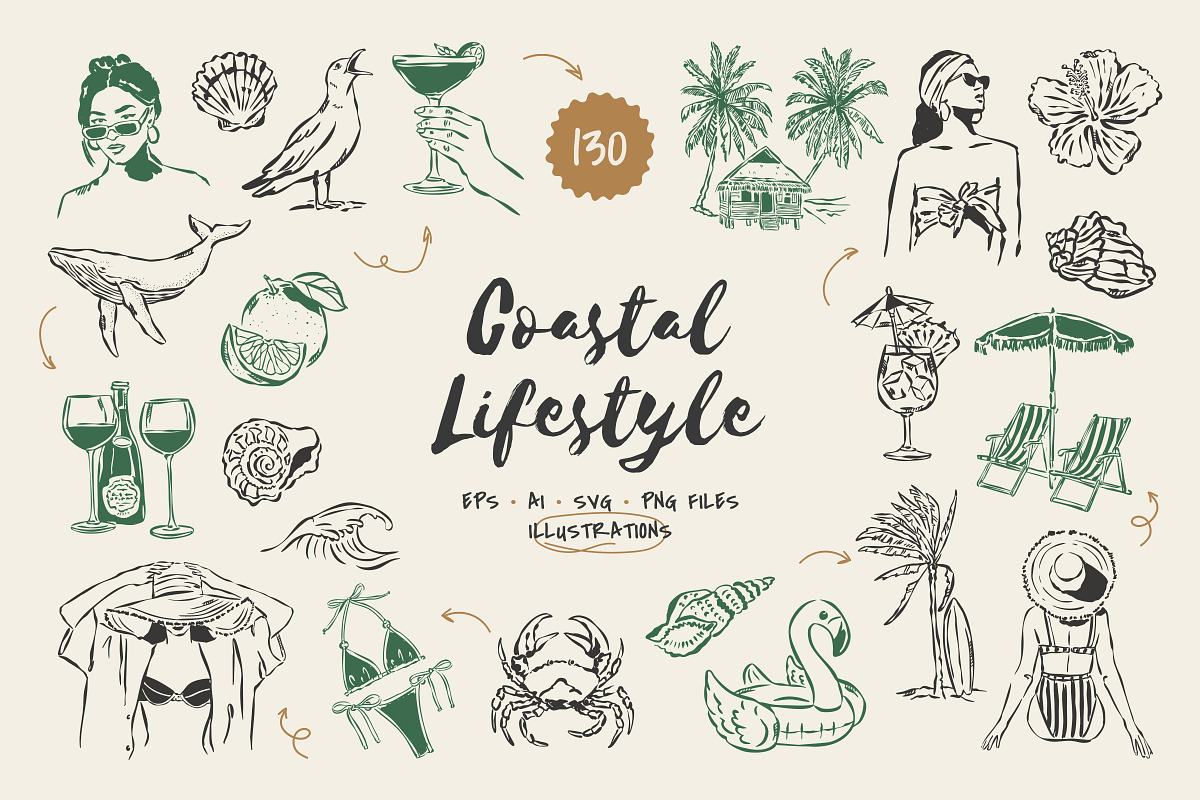 Illustration Bundle, an Object Graphic by iStar Design (Photo 3 of 12)