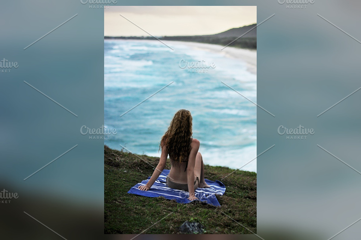 Looking Out to Sea on a Headland, a Beauty & Fashion Photo by Chris Joel Campbell (Photo 1 of 2)
