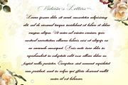 Calligraphic vintage styled font, a Script Font by FleurArt (Thumbnail 3 of 3)