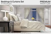 Bed Linens Bundle - 30 Mockups, an Apparel Mockup by mock-ups (Thumbnail 12 of 35)