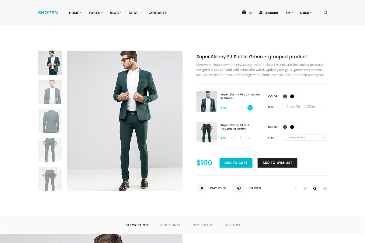 Shopen — Multipurpose PSD Template, a Templates & Theme by ScienteCraft (Photo 23 of 50)