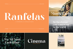 The Modern Elegant Font Bundle 1