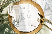Card Mockup 4x9 Menu 3.5x2 Olive, a Merchandise Mockup by PawMockups (Thumbnail 5 of 9)