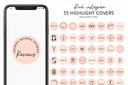 Pink Instagram Highlight covers, an Object Graphic by SwitzerShop (Thumbnail 2 of 3)
