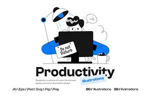 Animated Productivity Illustrations