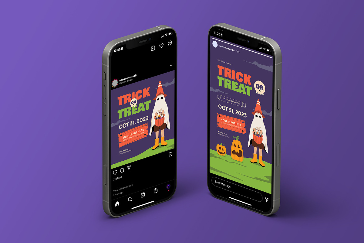 Trick or Treat Flyer, a Flyer Template by Neermana (Photo 4 of 4)