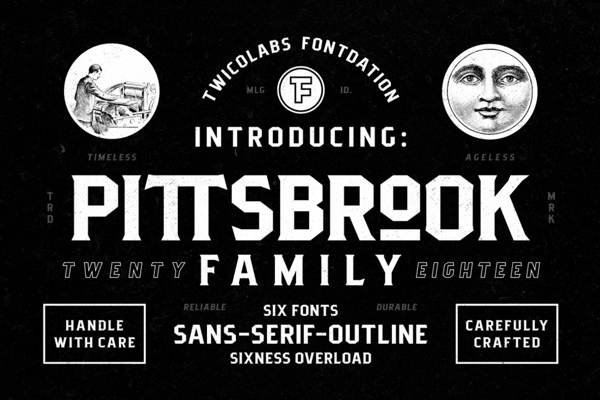 Pittsbrook Family | 50% OFF!, a Sans Serif Font by Twicolabs Fontdation (Photo 1 of 12)