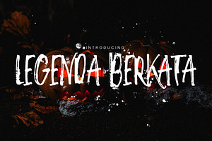 Legenda Berkata Rough Font