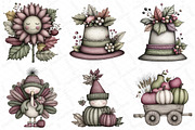Whimsical Thanksgiving Clipart Bundl, an Illustration by DreamPrint404 (Thumbnail 6 of 7)