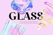 3D Glass Shapes/ Abstract collection, a Graphic by LarysaZabrotskaya (Thumbnail 12 of 12)