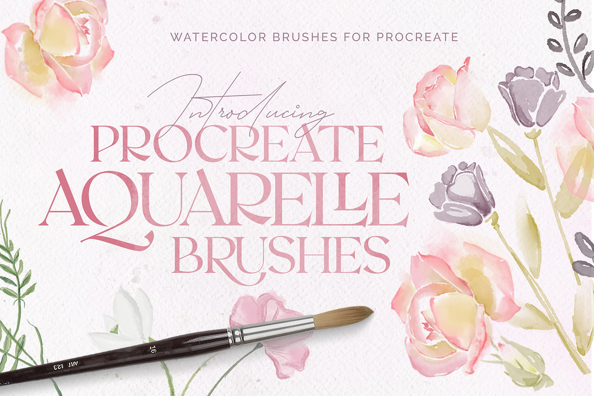 Aquarelle Brushes: Procreate, a Brush Add-On by Leonard Posavec (Photo 1 of 7)
