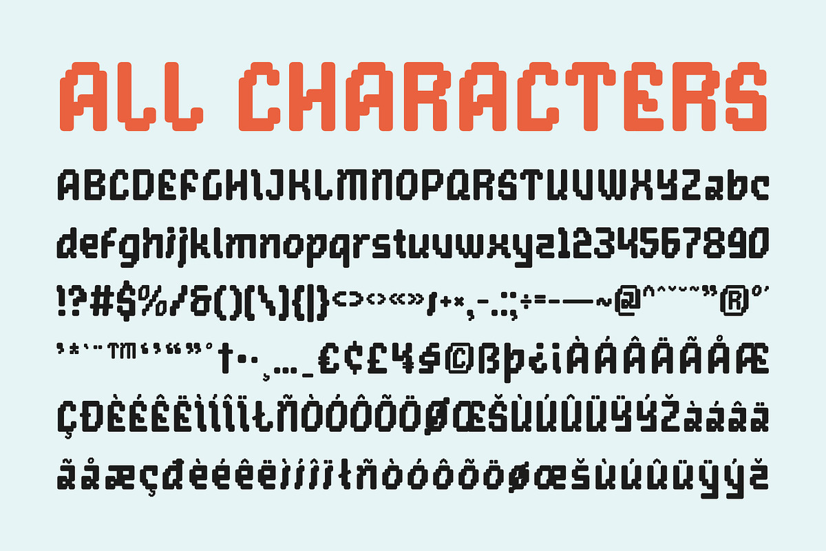 CS Golem – Pixel Font, a Sans Serif Font by Craft Supply Co. (Photo 8 of 8)