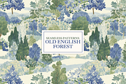 Old English Forest Seamless Patterns, a Pattern Graphic by Digital Museum (Thumbnail 8 of 10)