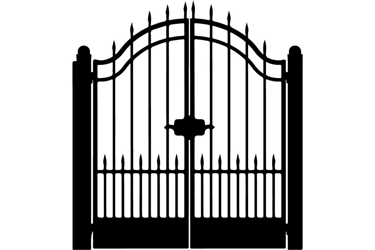 Modern Metal Gate, an Object Graphic by Creativeshirt (Photo 4 of 19)