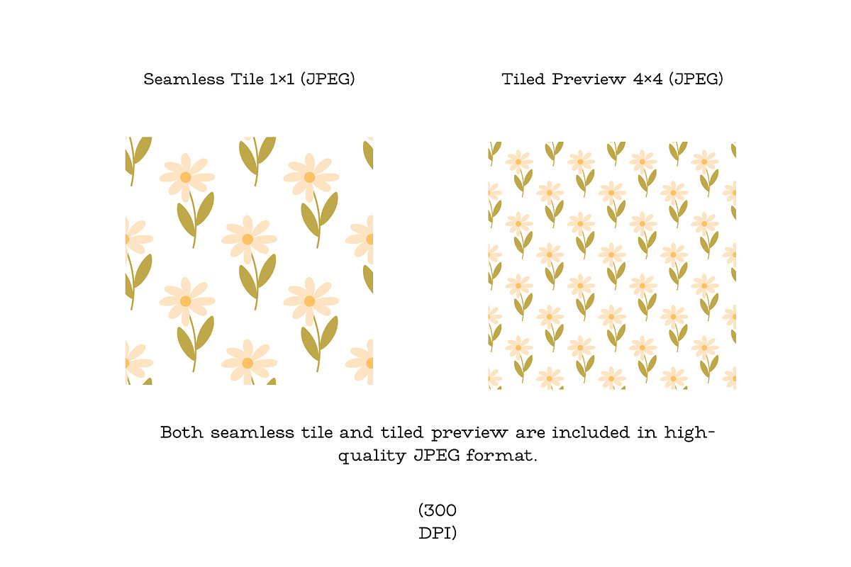 Boho Seamless patterns nature, a Decorative Illustration by Bielousova Art (Photo 2 of 7)