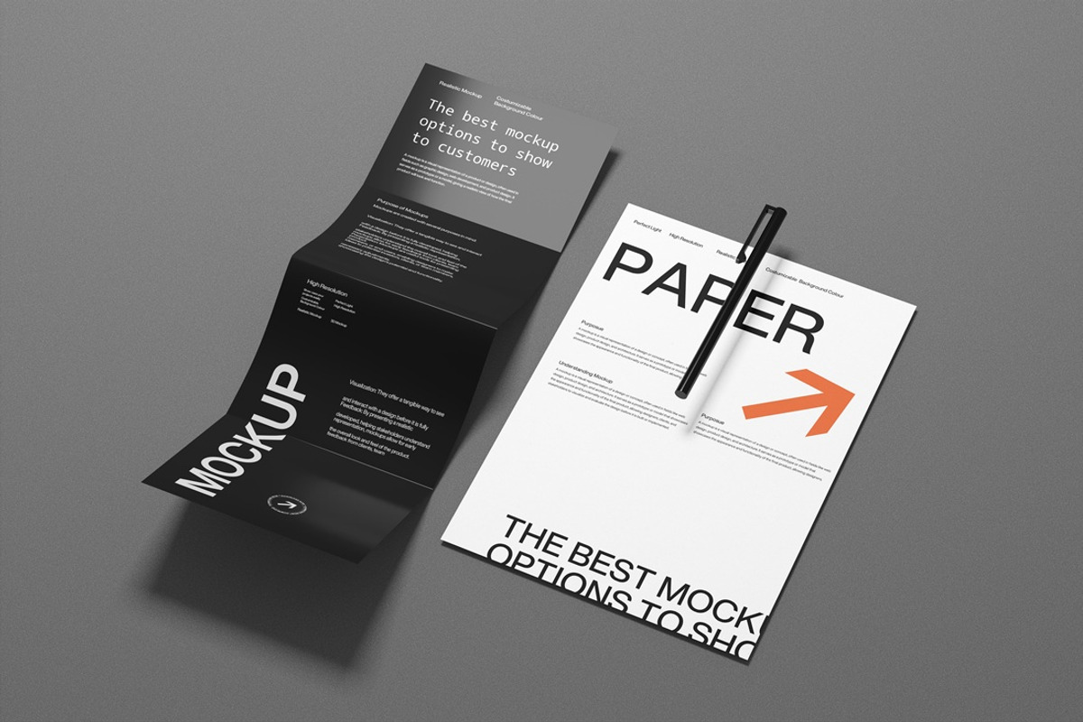 Modern Branding Guidelines Mockup, an Advertising Mockup by East Gallery (Photo 6 of 15)