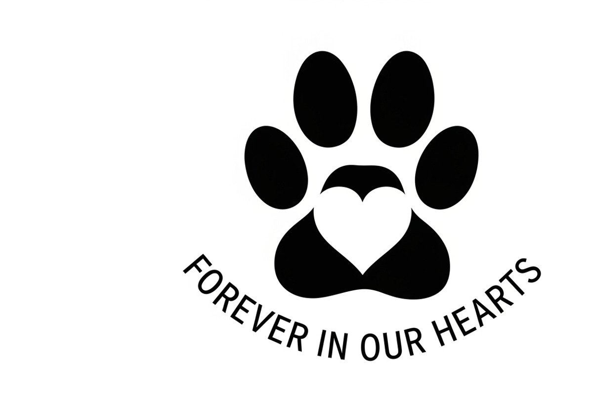 Heartfelt paw print memorial plaque, an Illustration by Amazin_art (Photo 21 of 32)