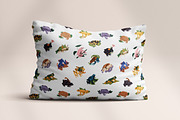 Frogs and toads seamless patterns, a Pattern Graphic by PaperTrident (Thumbnail 5 of 8)