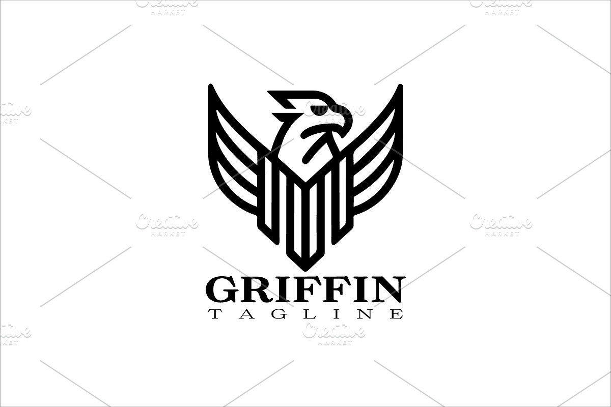 Griffin Logo Design Template, a Branding & Logo Template by Vectorium Studio (Photo 1 of 3)